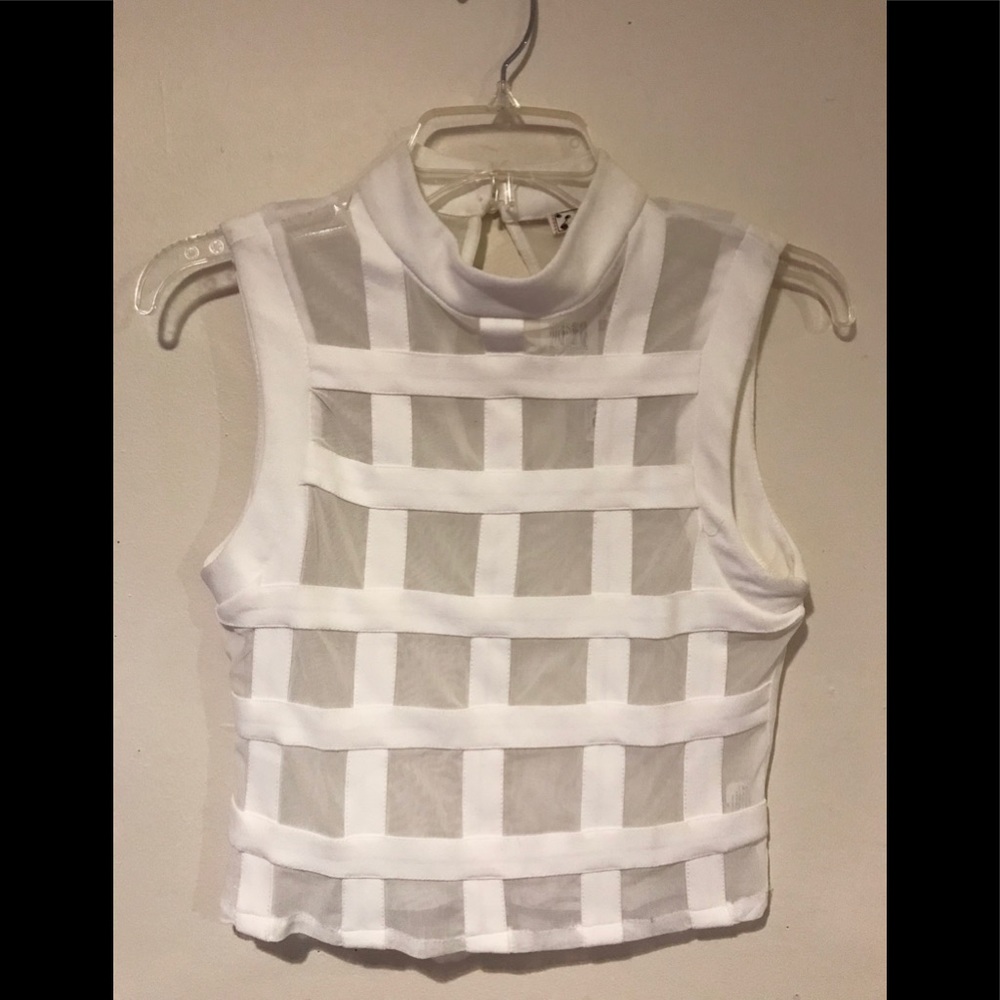 Nice White Crop Top